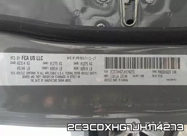 2C3CDXHG7JH174273 фото 10