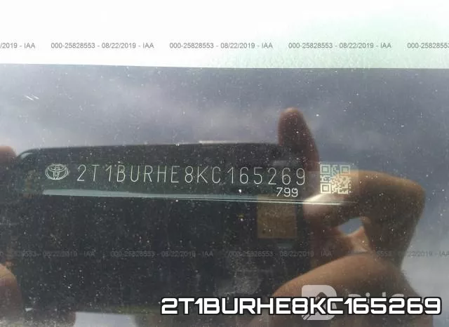 2T1BURHE8KC165269 фото 10