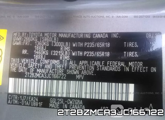 2T2BZMCA3JC166722 фото 10