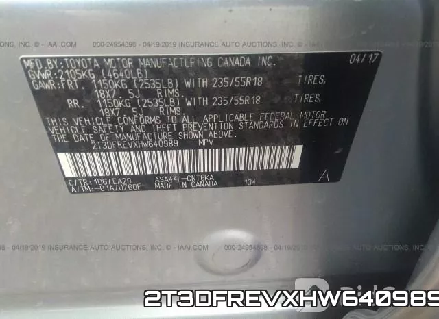 2T3DFREVXHW640989 фото 10
