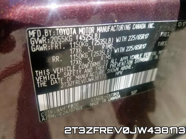 2T3ZFREV0JW438173 фото 2