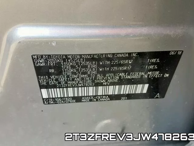 2T3ZFREV3JW478263 фото 2