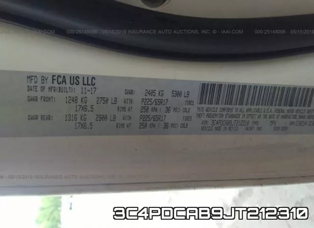 3C4PDCAB9JT212310 фото 10