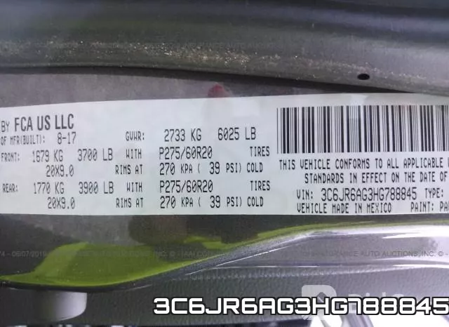 3C6JR6AG3HG788845 фото 10