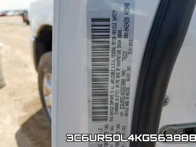 3C6UR5DL4KG563888 фото 2