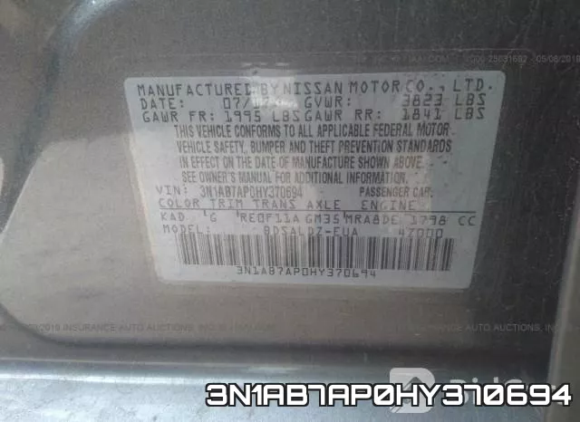 3N1AB7AP0HY370694 фото 10