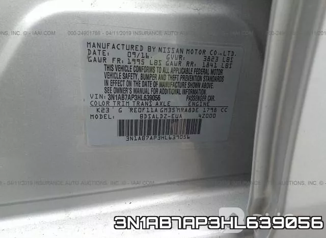 3N1AB7AP3HL639056 фото 10