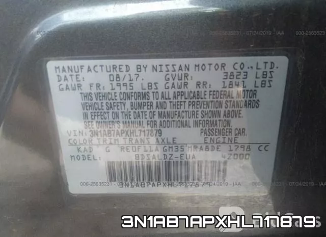 3N1AB7APXHL717879 фото 9
