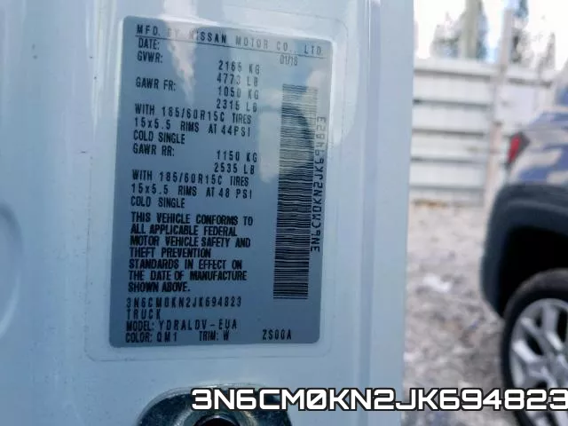 3N6CM0KN2JK694823 фото 2