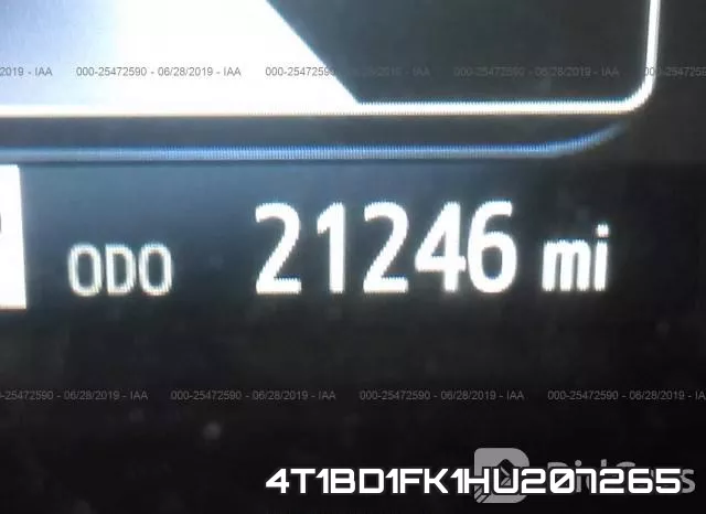 4T1BD1FK1HU207265 фото 8