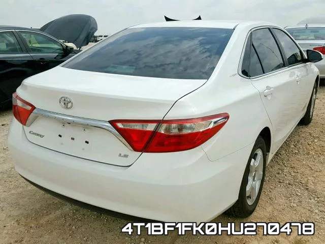 4T1BF1FK0HU270478 фото 5