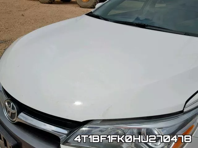 4T1BF1FK0HU270478 фото 10