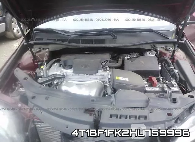 4T1BF1FK2HU759996 фото 2