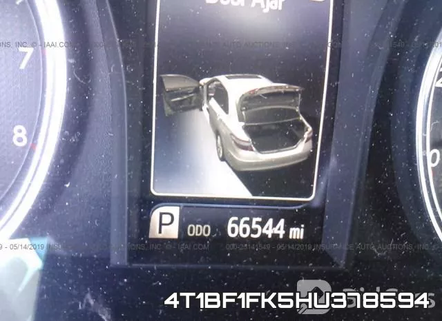 4T1BF1FK5HU378594 фото 8