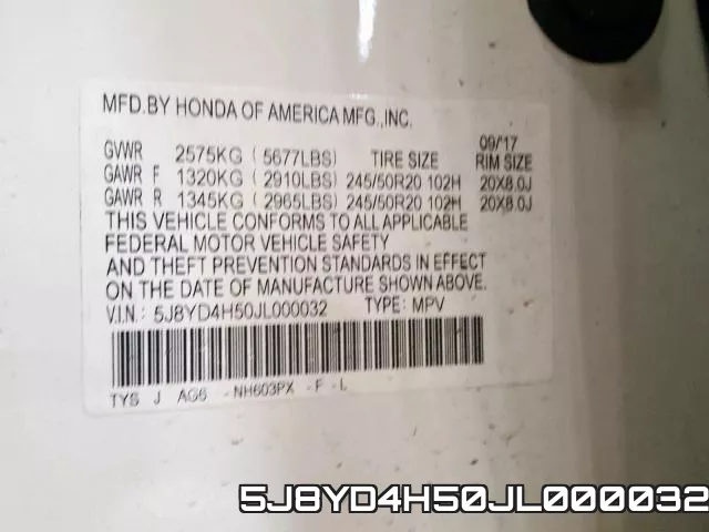 5J8YD4H50JL000032 фото 2
