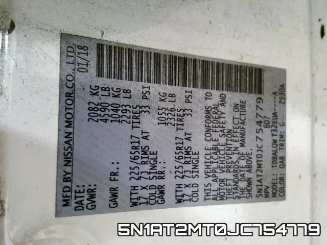 5N1AT2MT0JC754779 фото 2