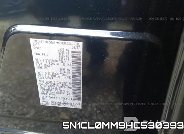 5N1CL0MM9HC530393 фото 10