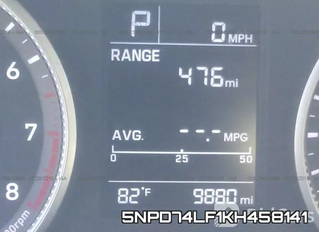 5NPD74LF1KH458141 фото 8