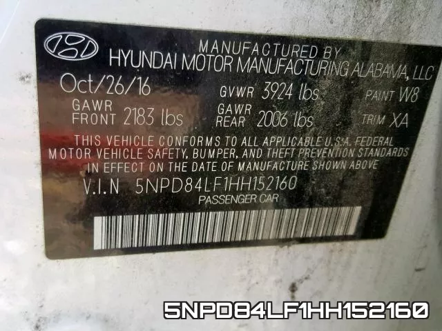 5NPD84LF1HH152160 фото 2