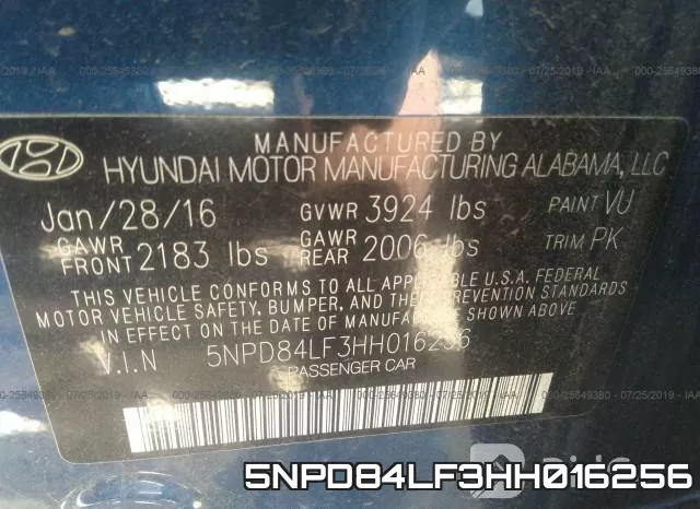5NPD84LF3HH016256 фото 10