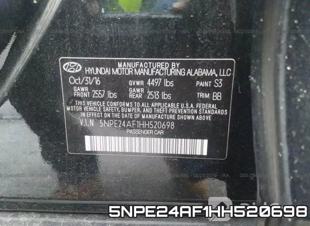 5NPE24AF1HH520698 фото 10