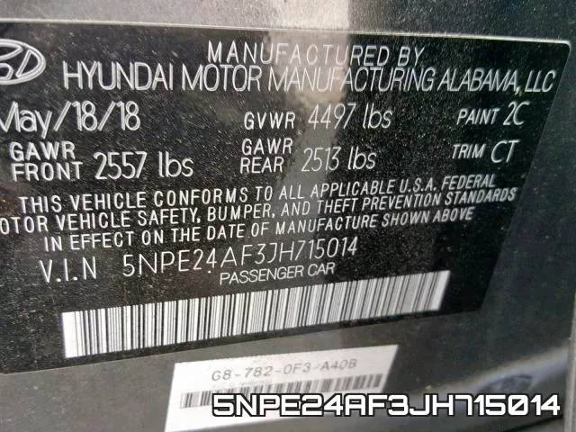 5NPE24AF3JH715014 фото 2