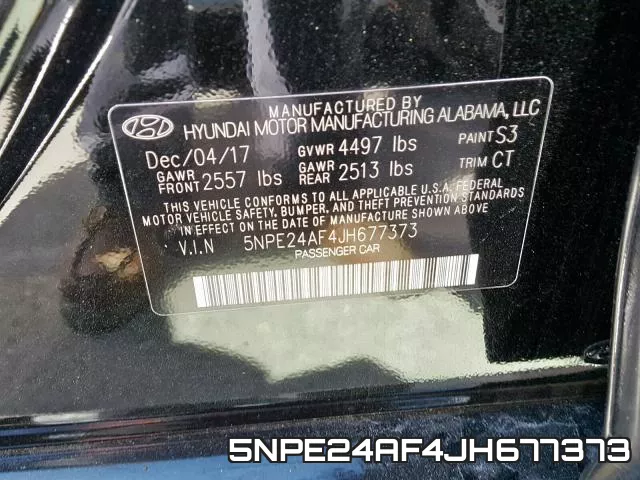 5NPE24AF4JH677373 фото 2