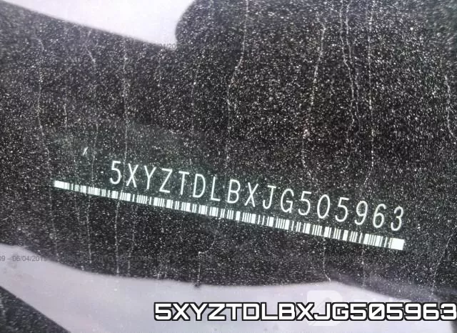 5XYZTDLBXJG505963 фото 10