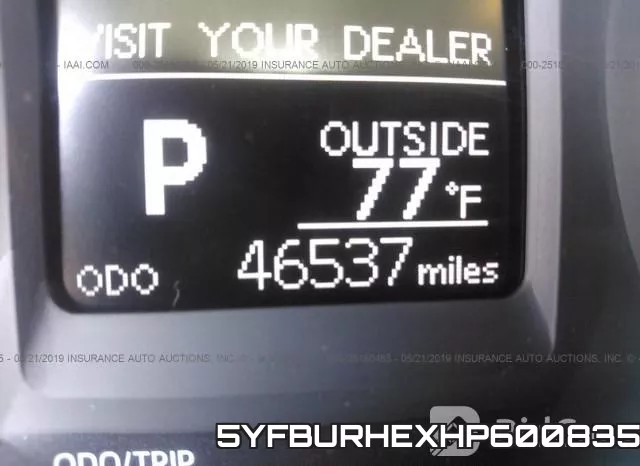 5YFBURHEXHP600835 фото 8