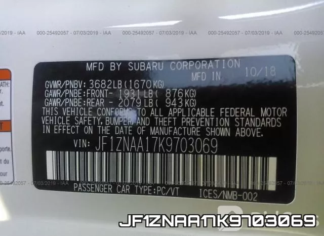 JF1ZNAA17K9703069 фото 10
