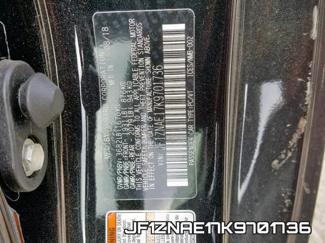 JF1ZNAE17K9701736 фото 2