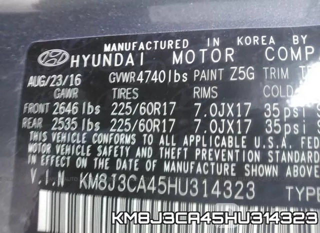 KM8J3CA45HU314323 фото 10