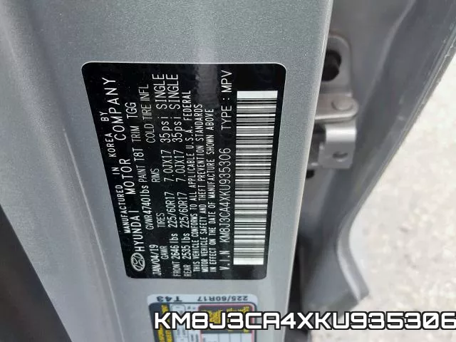 KM8J3CA4XKU935306 фото 2