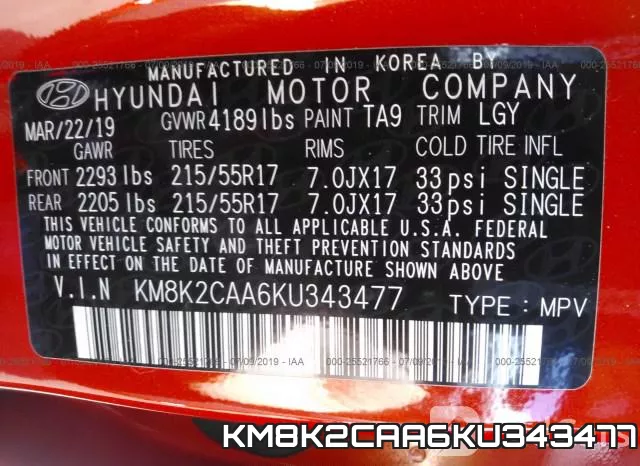 KM8K2CAA6KU343477 фото 10
