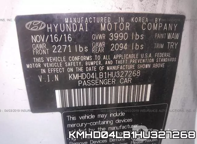 KMHD04LB1HU327268 фото 10