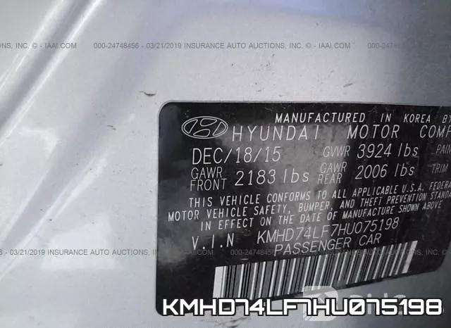 KMHD74LF7HU075198 фото 10