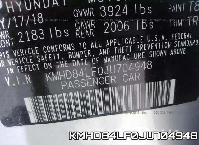 KMHD84LF0JU704948 фото 10