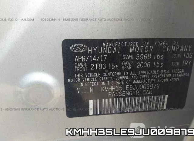 KMHH35LE9JU009879 фото 10