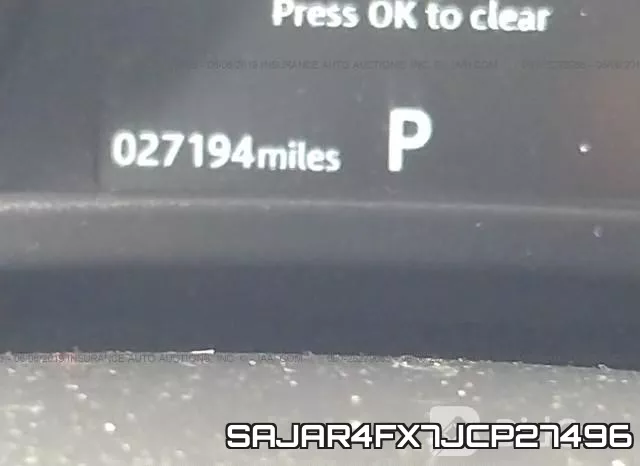SAJAR4FX7JCP27496 фото 8