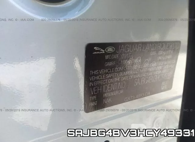 SAJBG4BV3HCY49331 фото 10