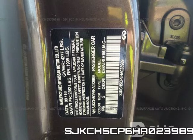 SJKCH5CP6HA023989 фото 10