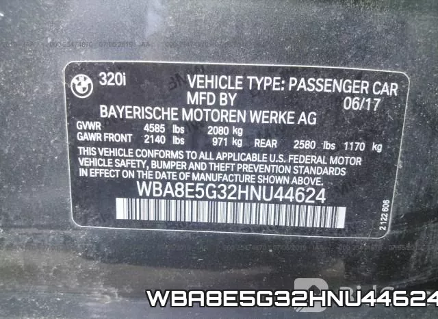 WBA8E5G32HNU44624 фото 10