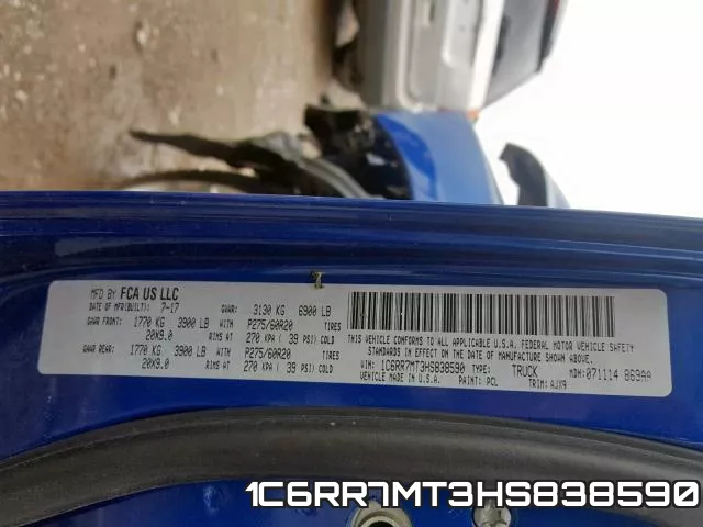 1C6RR7MT3HS838590 фото 2