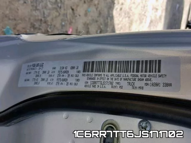1C6RR7TT6JS171702 фото 2