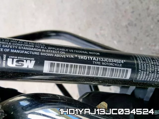 1HD1YAJ13JC034524 фото 2