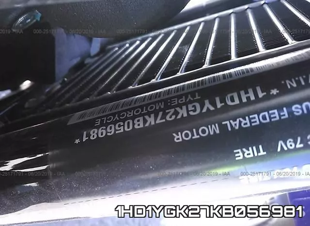 1HD1YGK27KB056981 фото 2