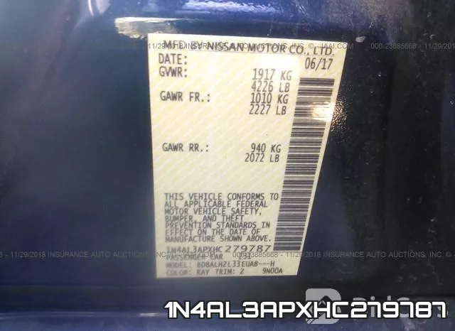 1N4AL3APXHC279787 фото 10