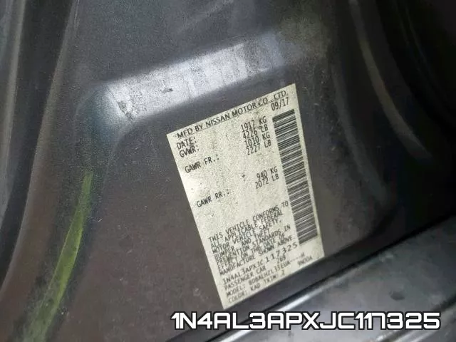 1N4AL3APXJC117325 фото 2