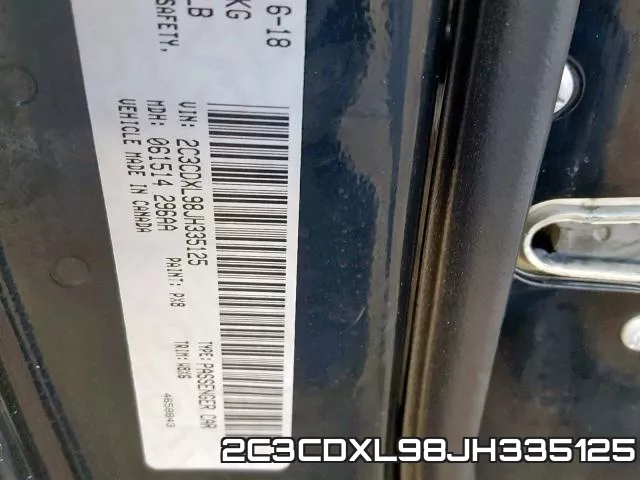 2C3CDXL98JH335125 фото 2