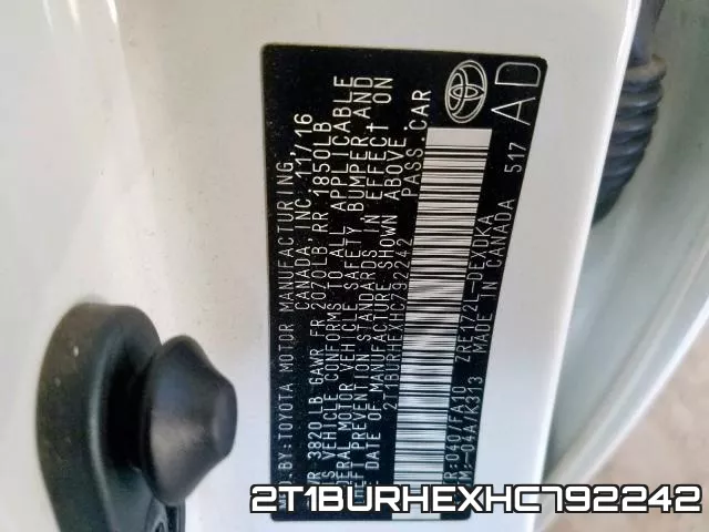 2T1BURHEXHC792242 фото 2